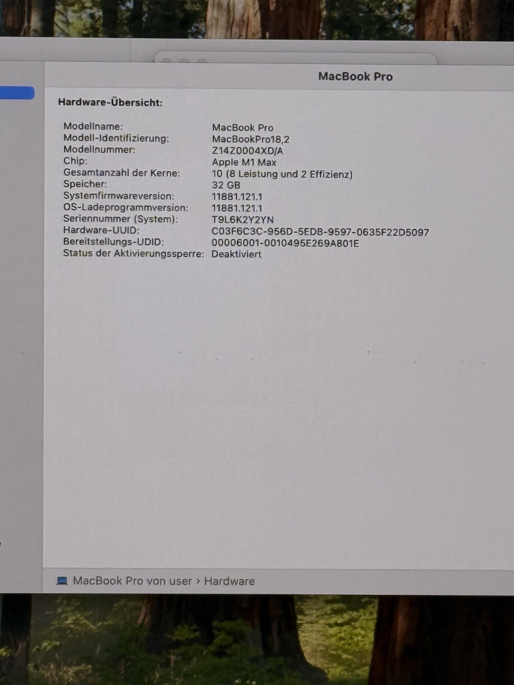 MacBook Pro M1 Max 16" 32GB 1TB Grade B (467 cyklů)