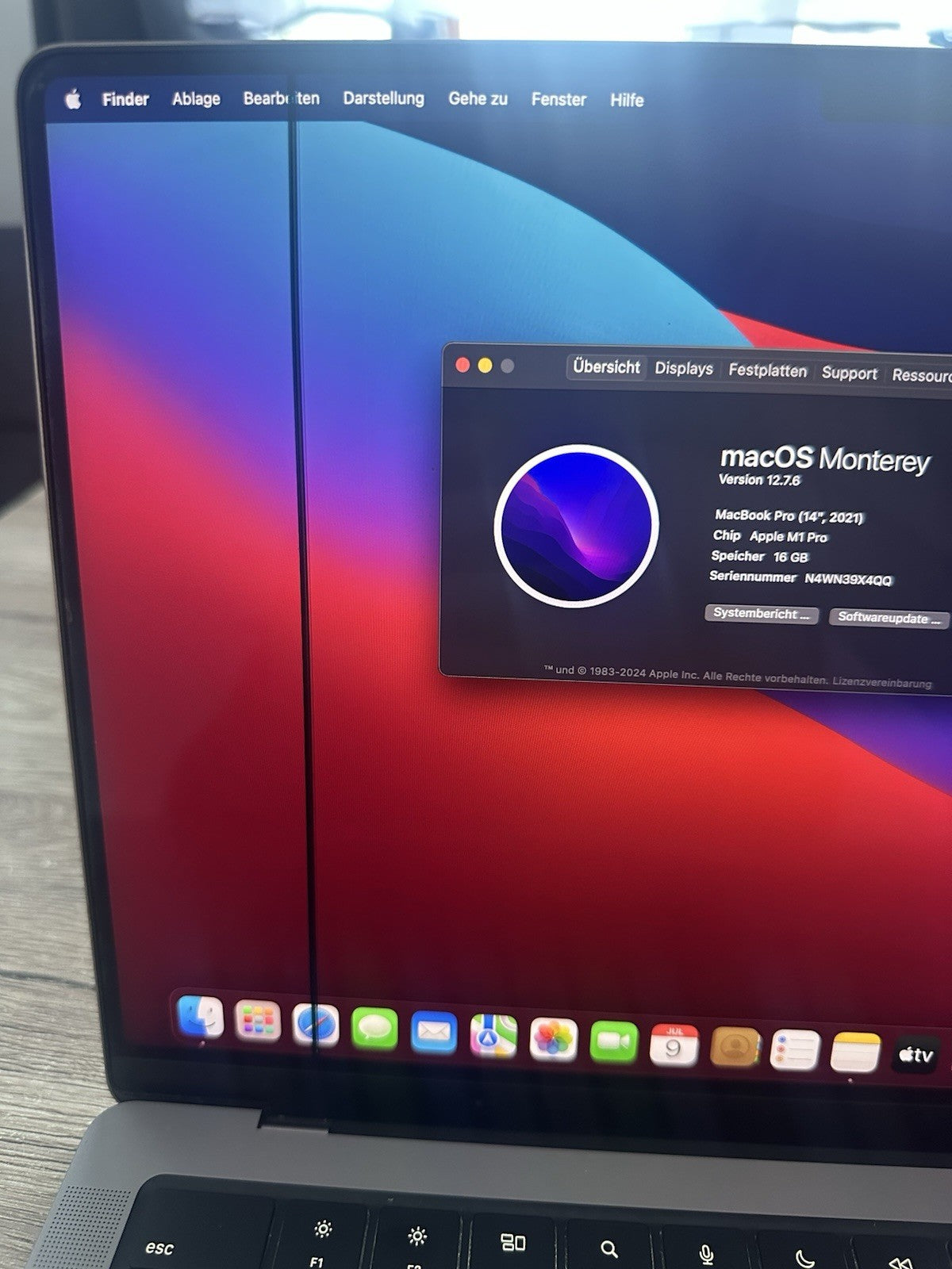 MacBook Pro M1 Pro 14" 8GB Grade B