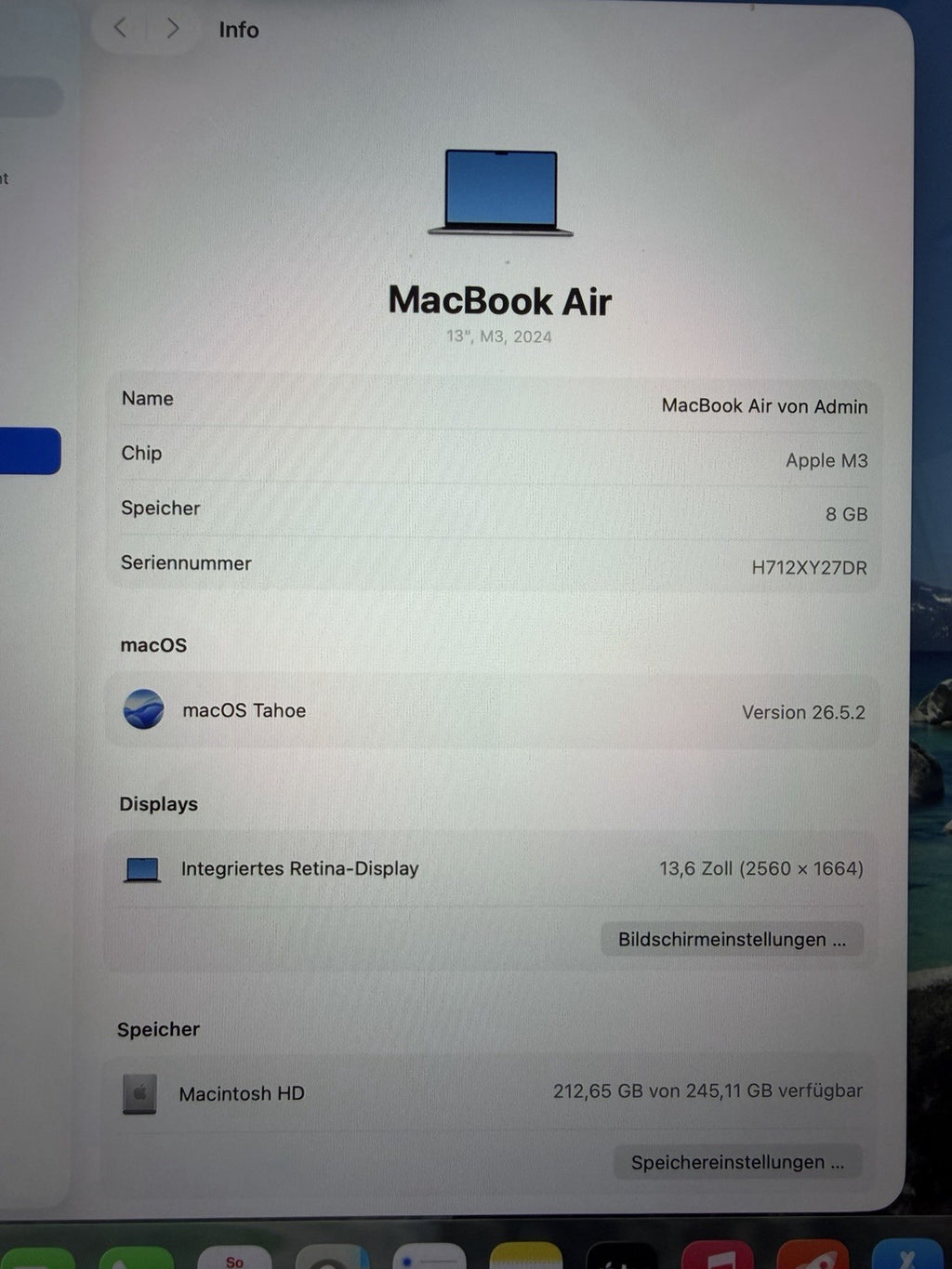MacBook Pro M3 Pro 3 13" 8GB 256GB
