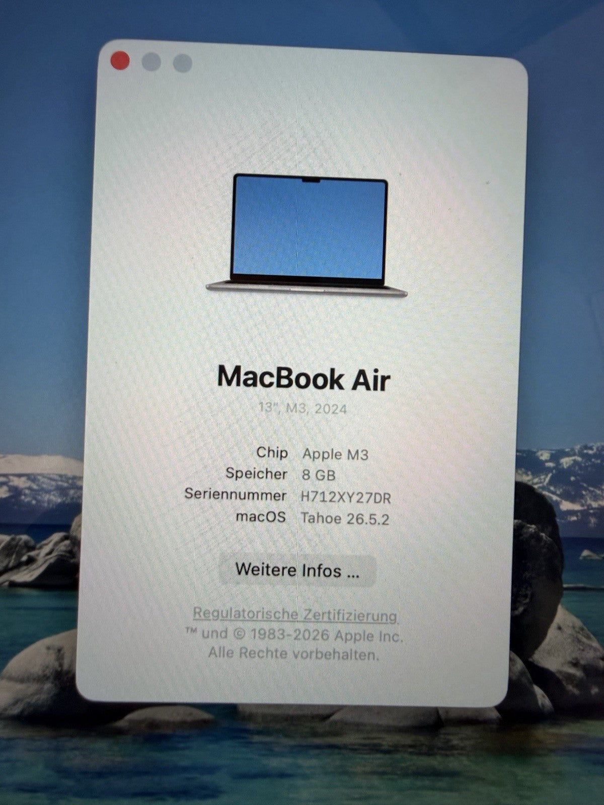 MacBook Pro M3 Pro 3 13" 8GB 256GB