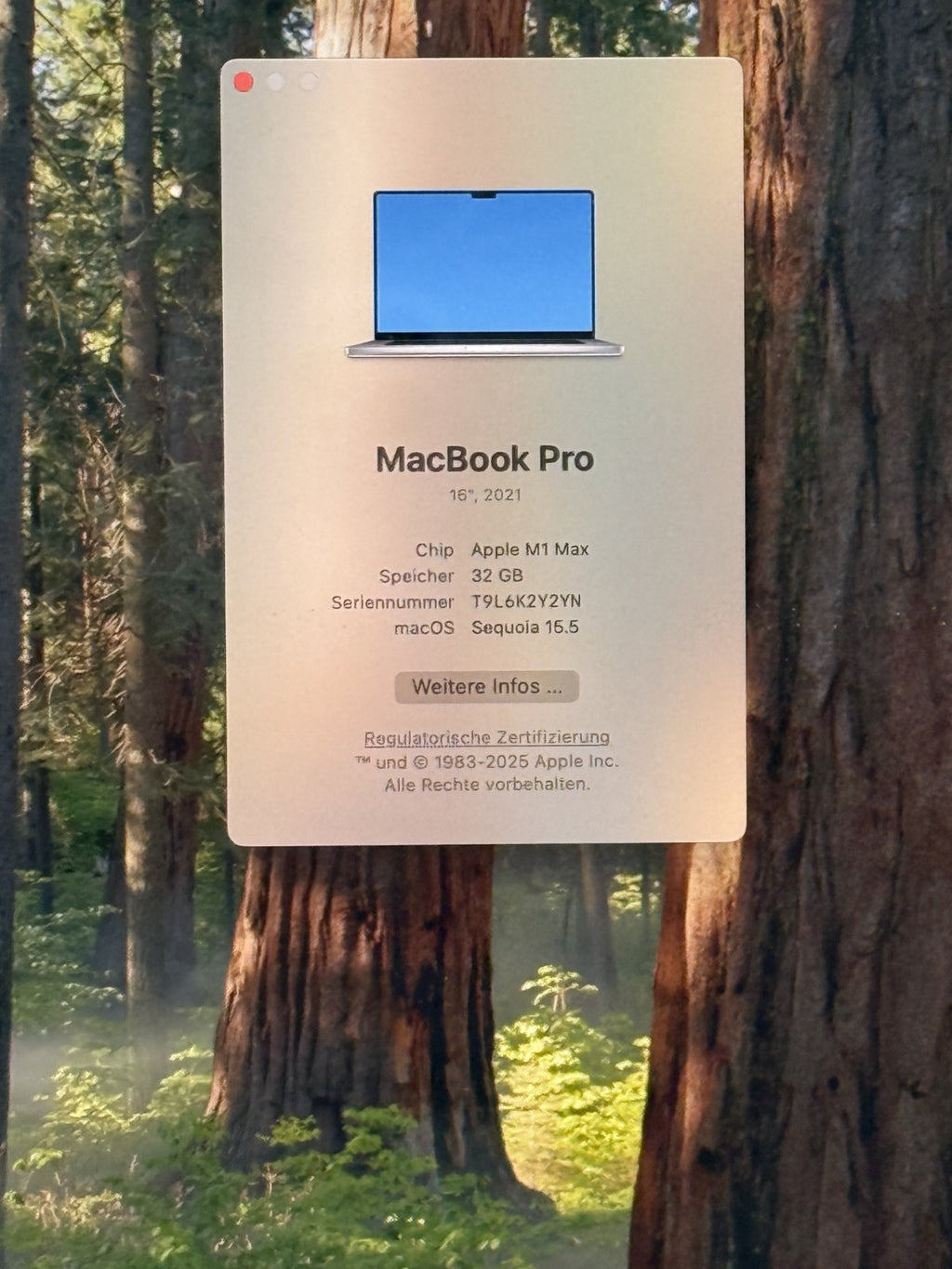 MacBook Pro M1 Max 16" 32GB 1TB Grade B (467 cyklů)