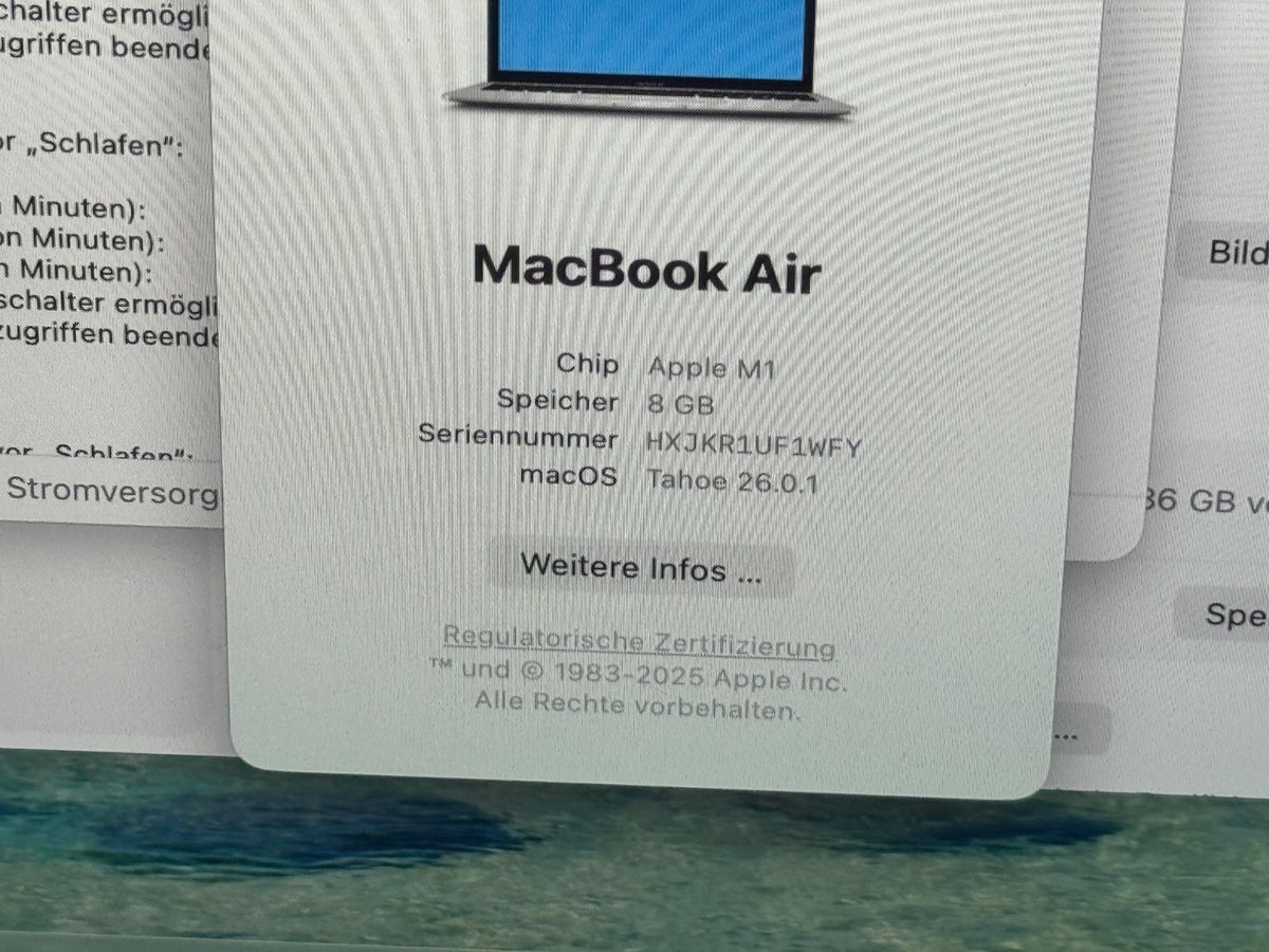 MacBook Air M1 13" 8GB 256GB