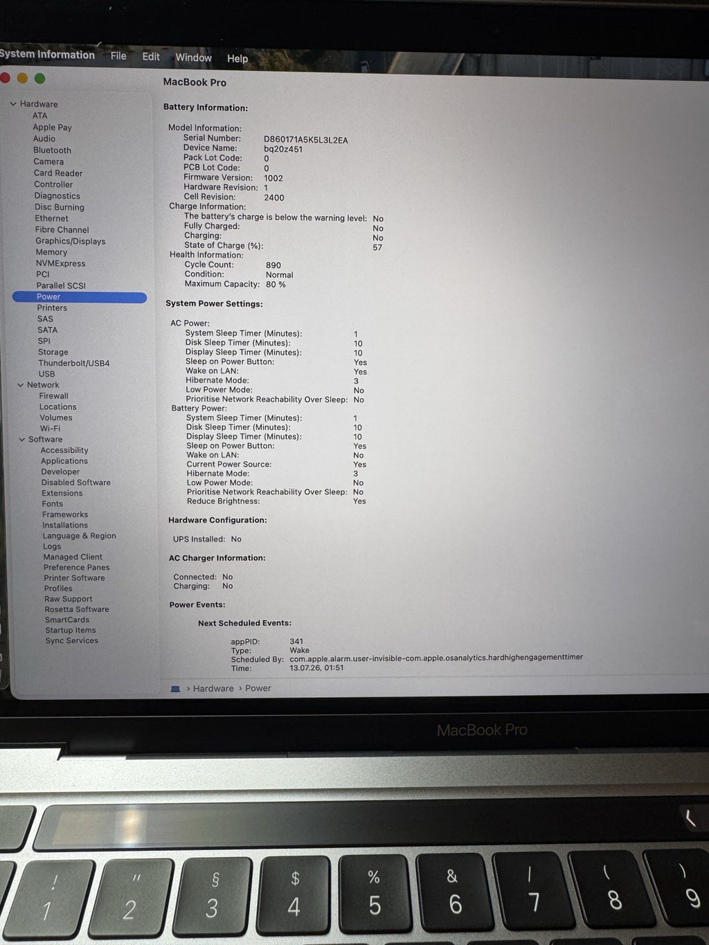 MacBook Pro M1 Prozessor 14" 8GB 256GB