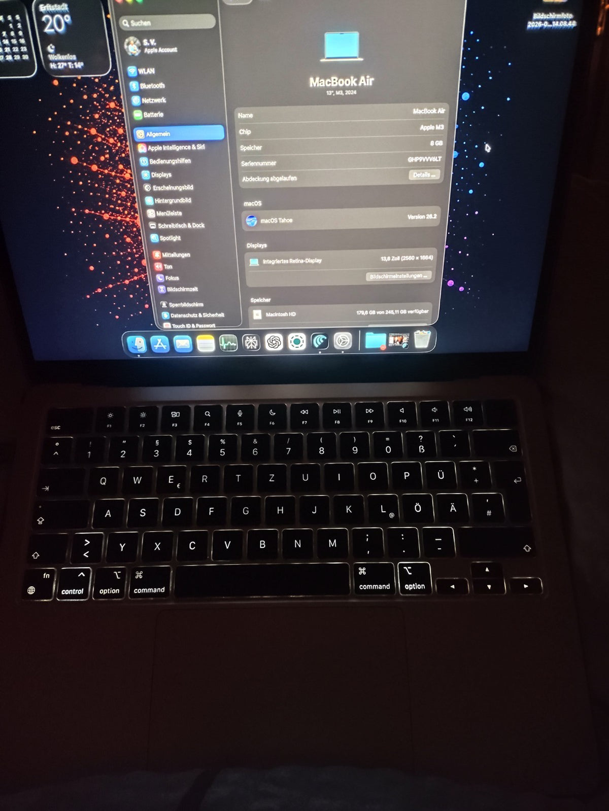 MacBook Pro M3 2024 13" 8GB 256GB