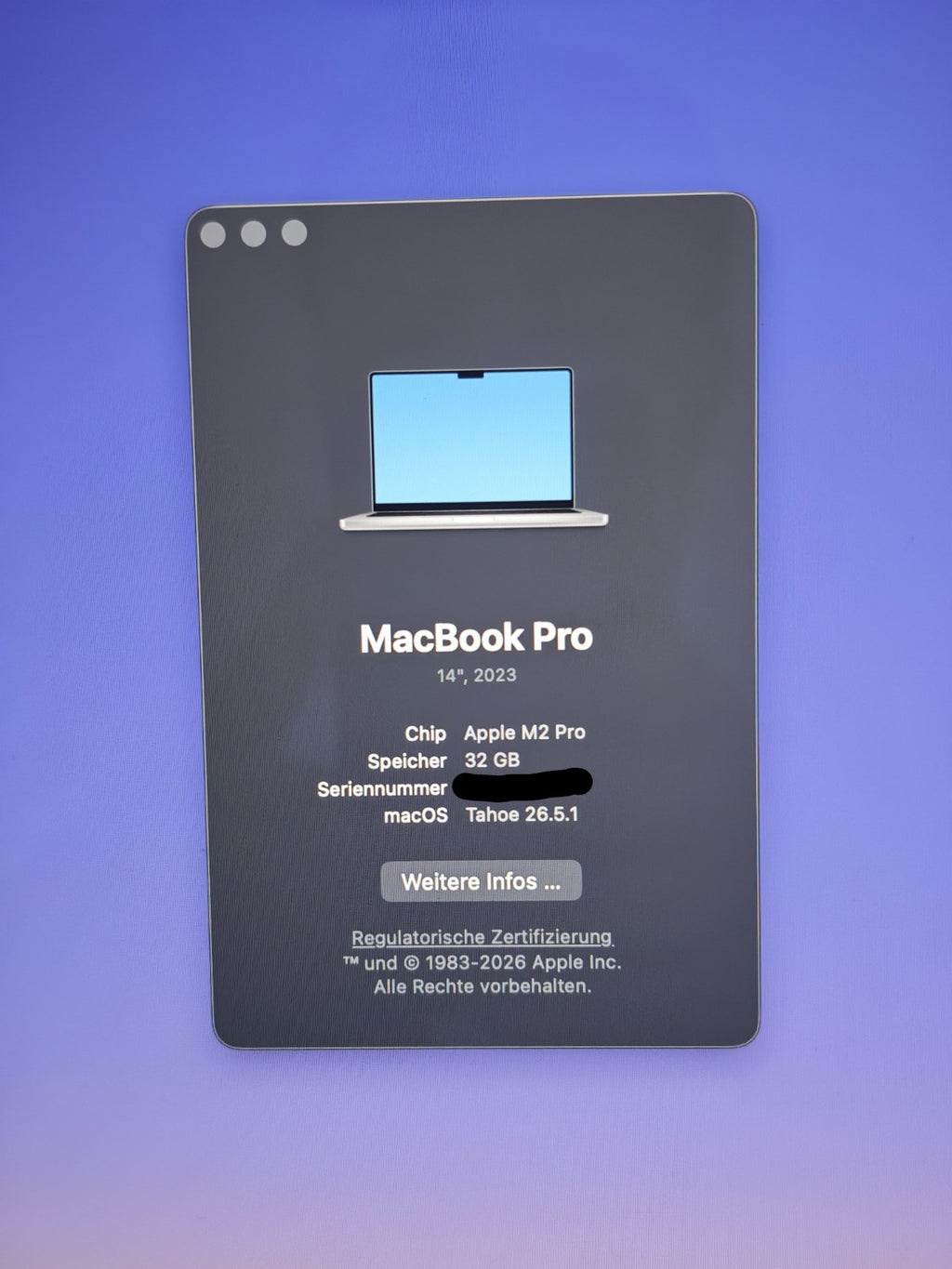 MacBook Pro M2 Pro 14" 32GB 512GB Grade B