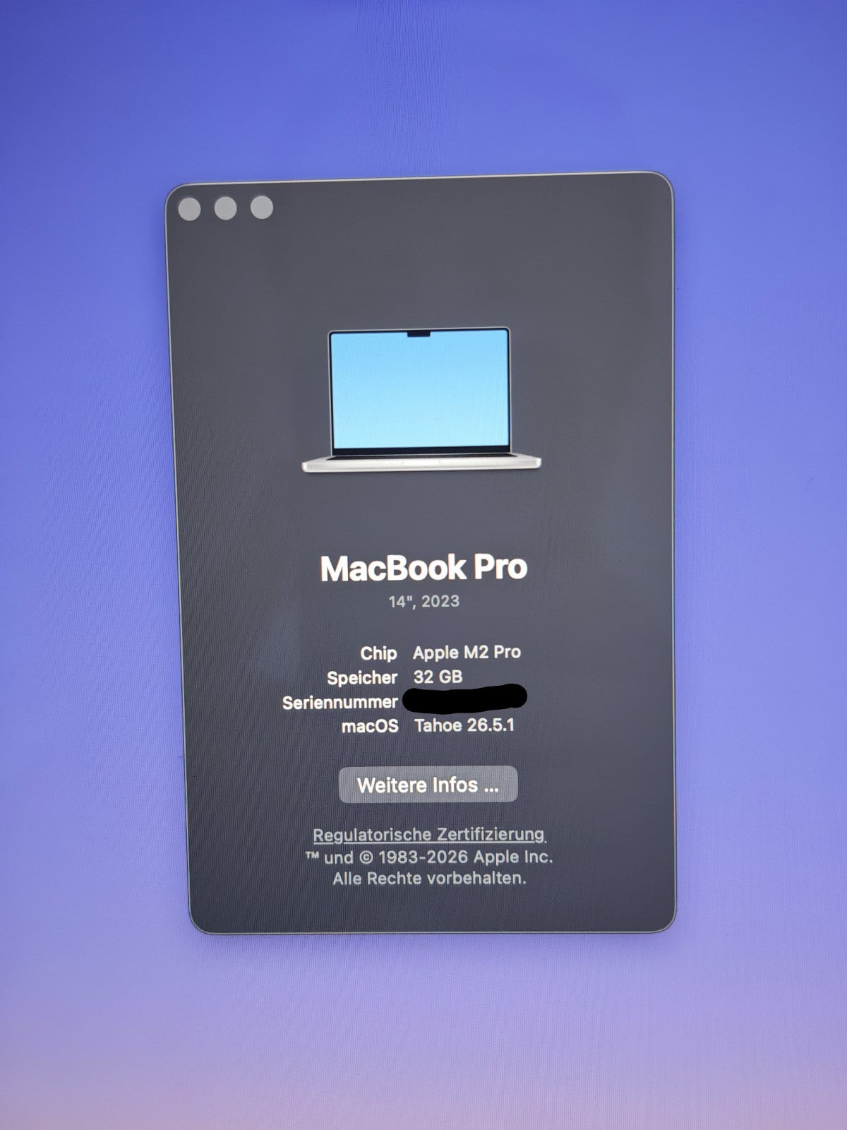 MacBook Pro M2 Pro 14" 32GB 512GB Grade B