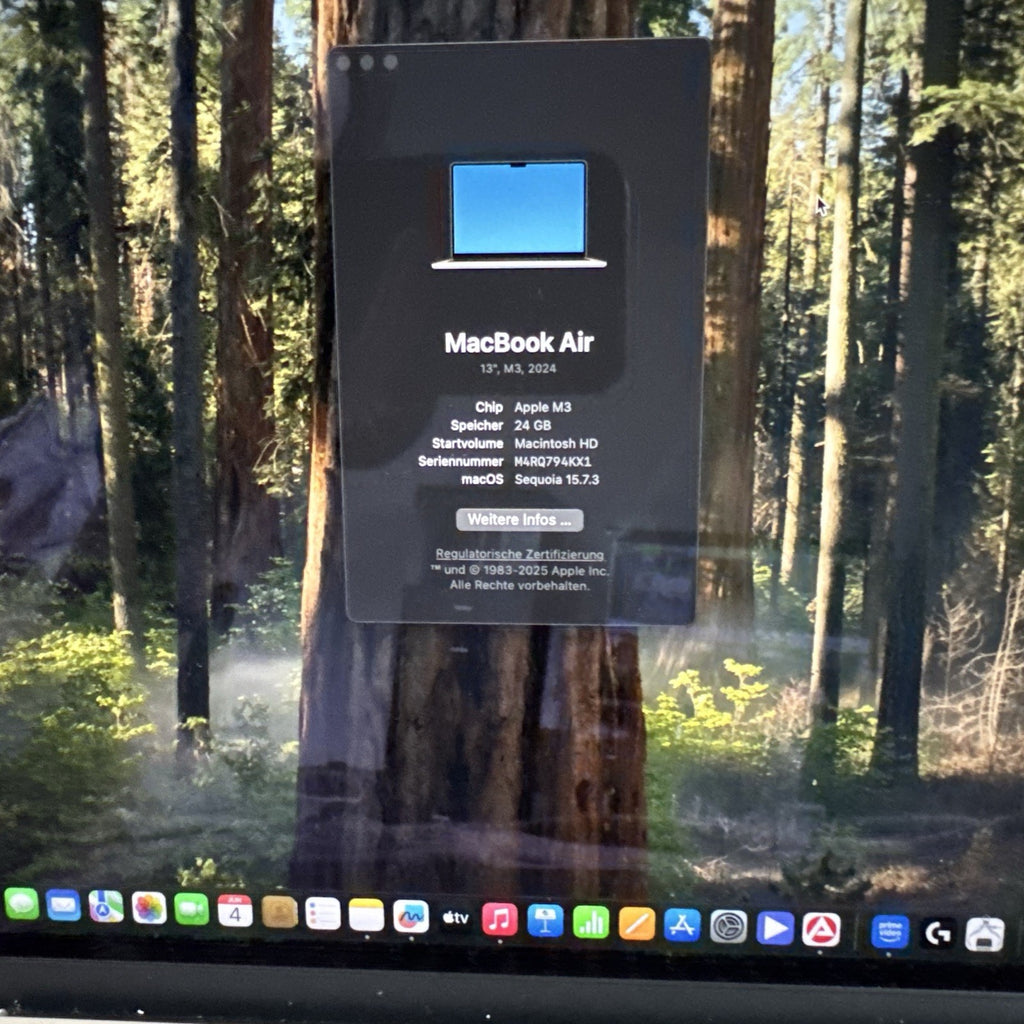 MacBook Air M3 13.6" 24GB 512GB