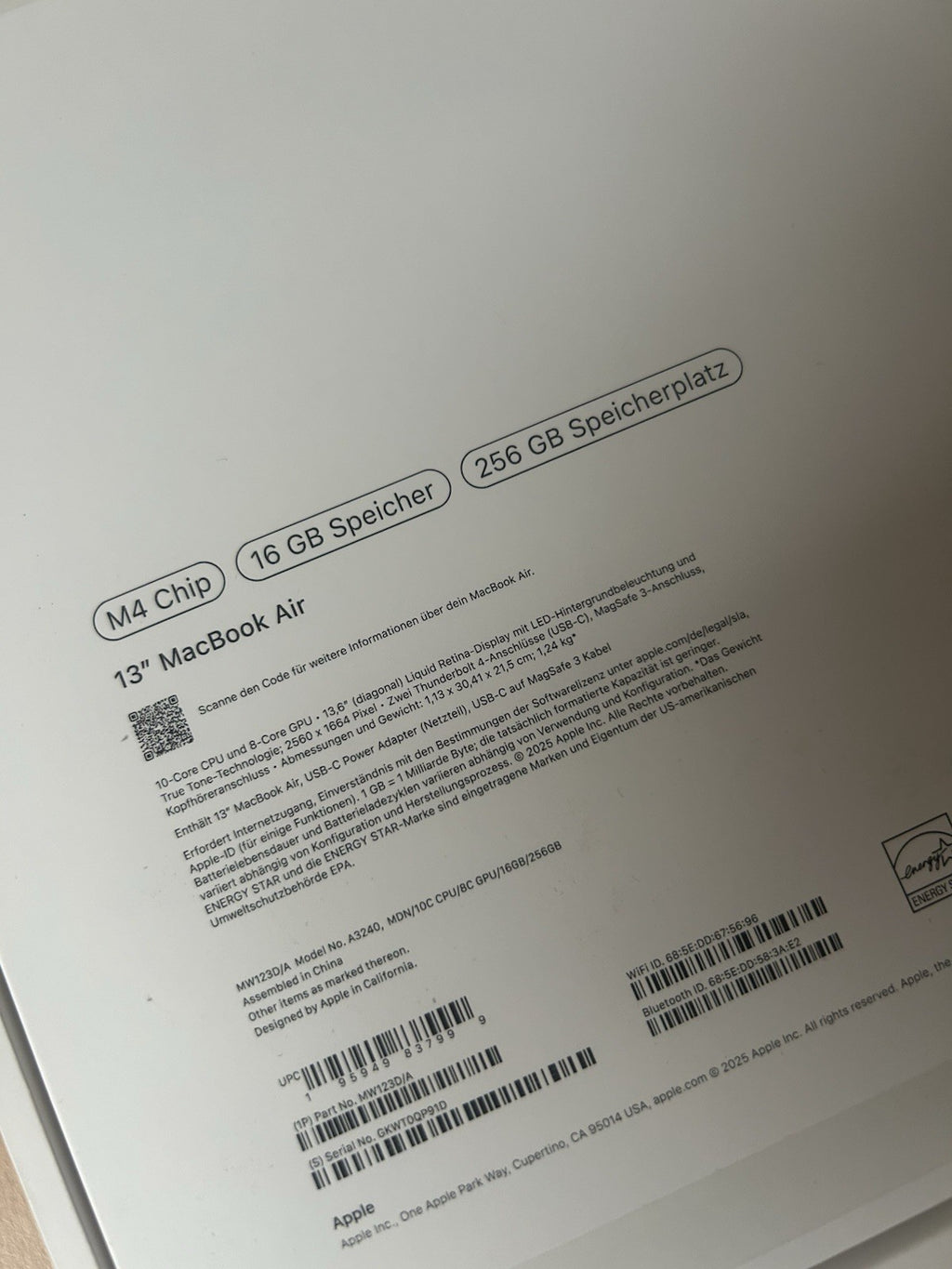 MacBook Pro M4 Pro 13" 16GB 256GB