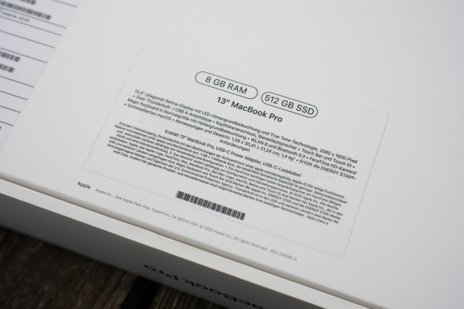 MacBook Air M1 1 13" 8GB 512GB
