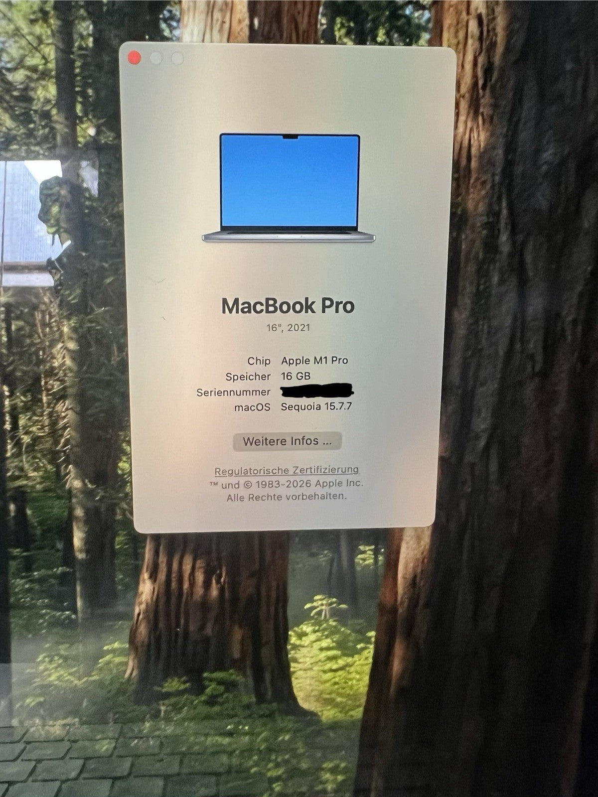 MacBook Pro M1 Pro 14" 16GB 512GB