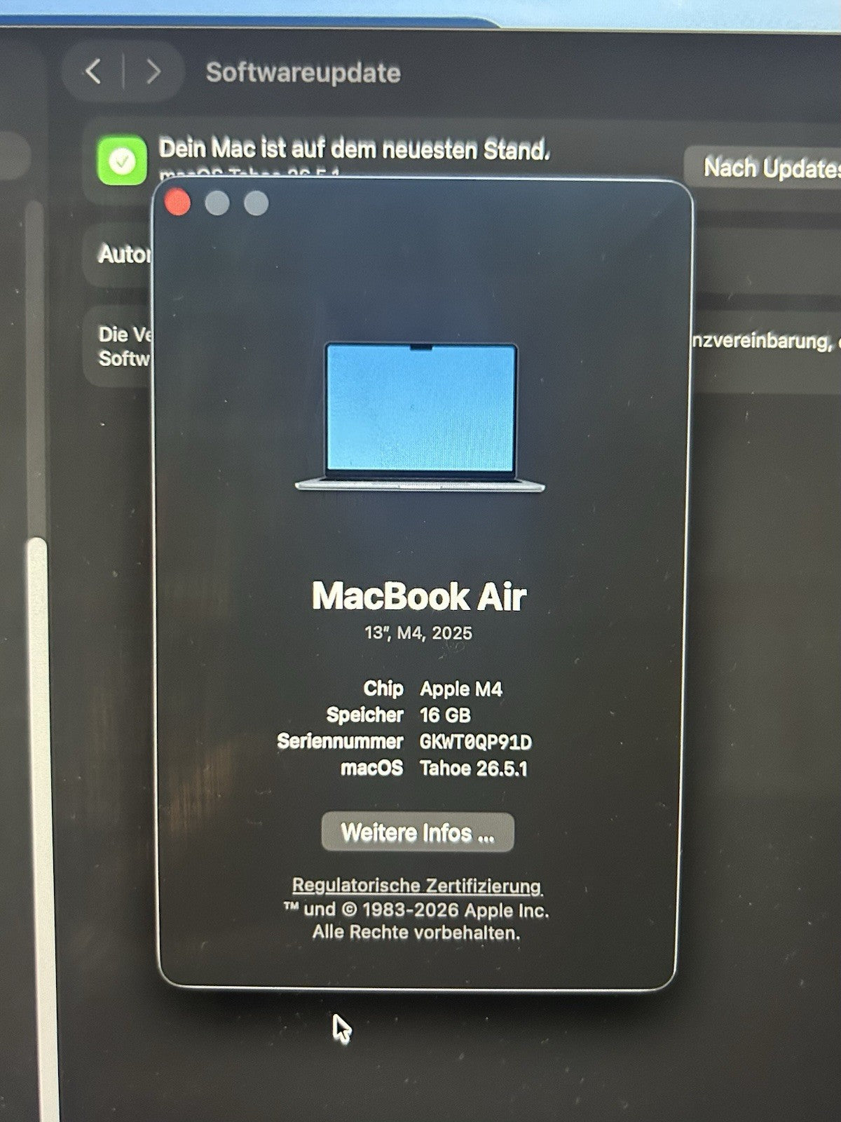 MacBook Pro M4 Pro 13" 16GB 256GB