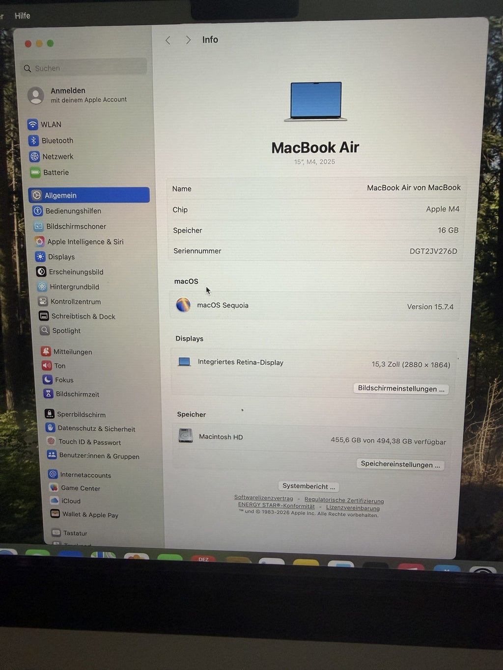 MacBook Pro M4 15" 16GB 512GB
