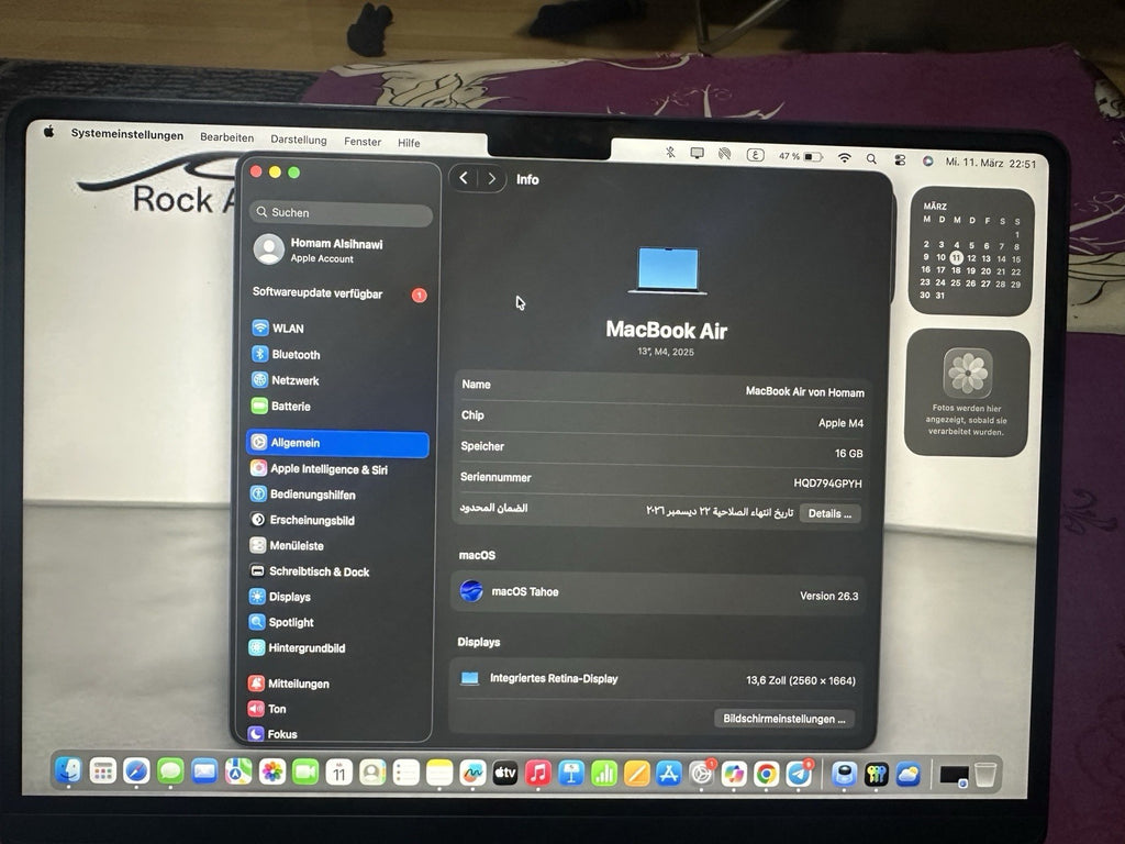 MacBook Pro M4 13.6" 16GB 256GB
