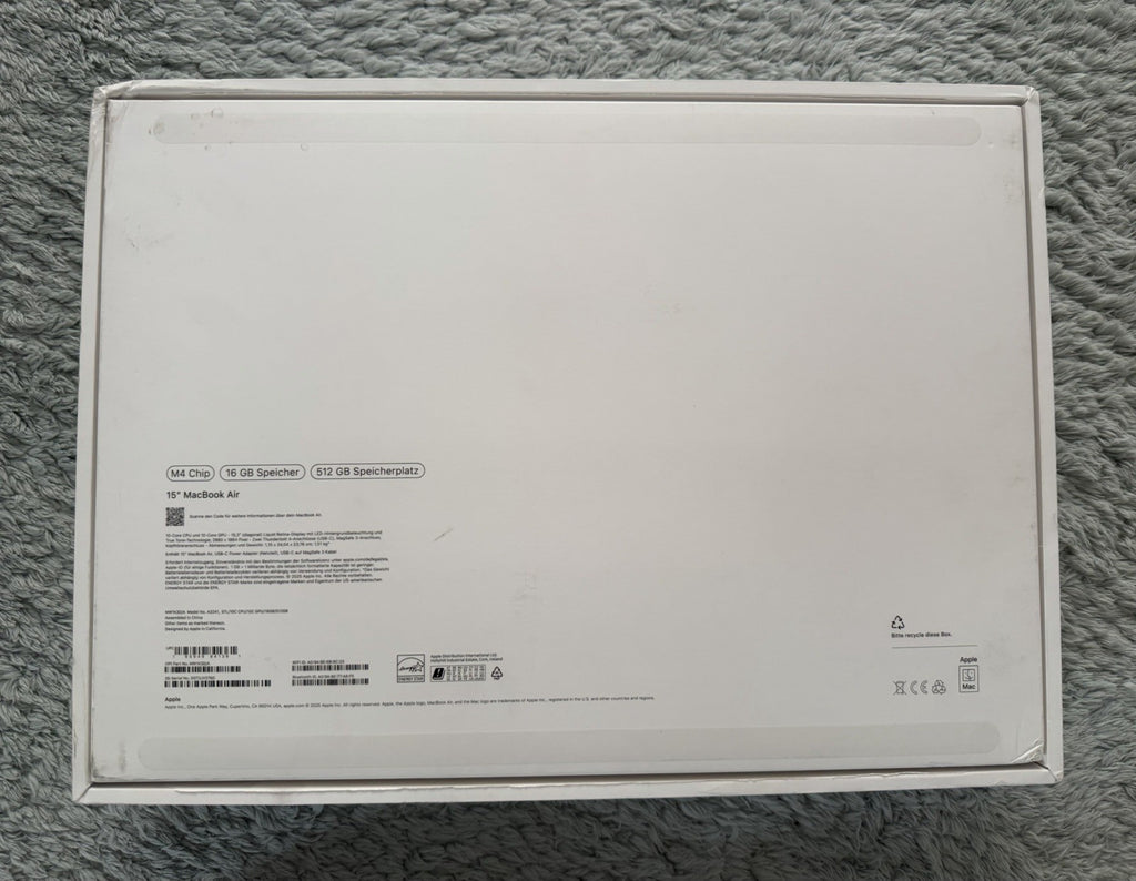 MacBook Pro M4 15" 16GB 512GB