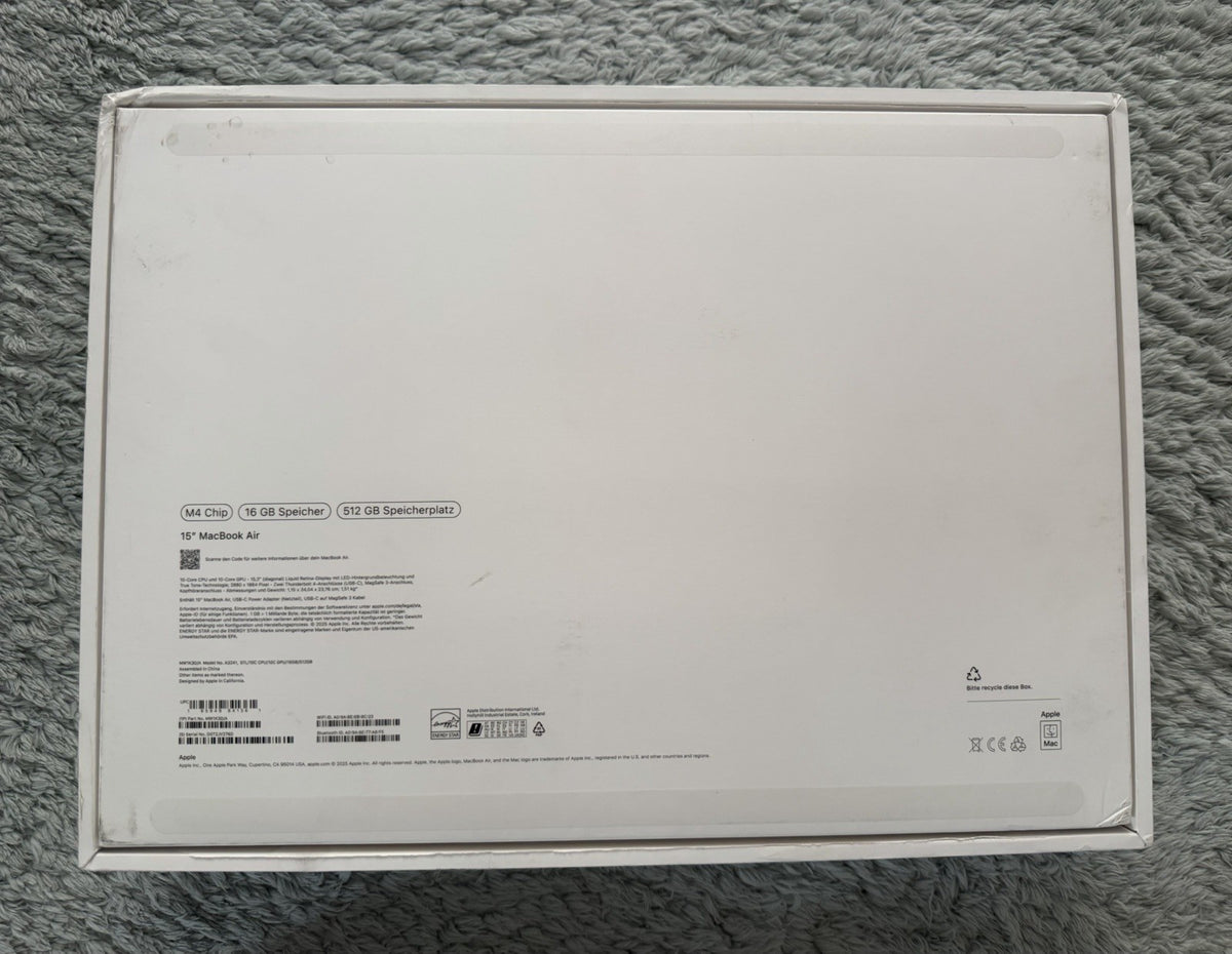 MacBook Pro M4 15" 16GB 512GB