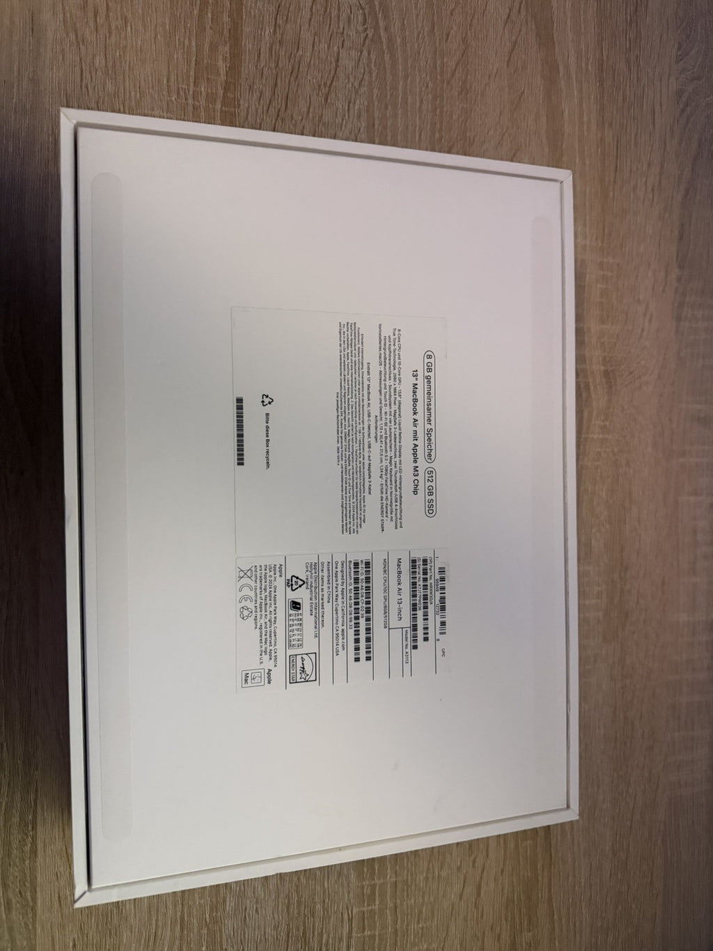 MacBook Air M3 3 13" 8GB 512GB