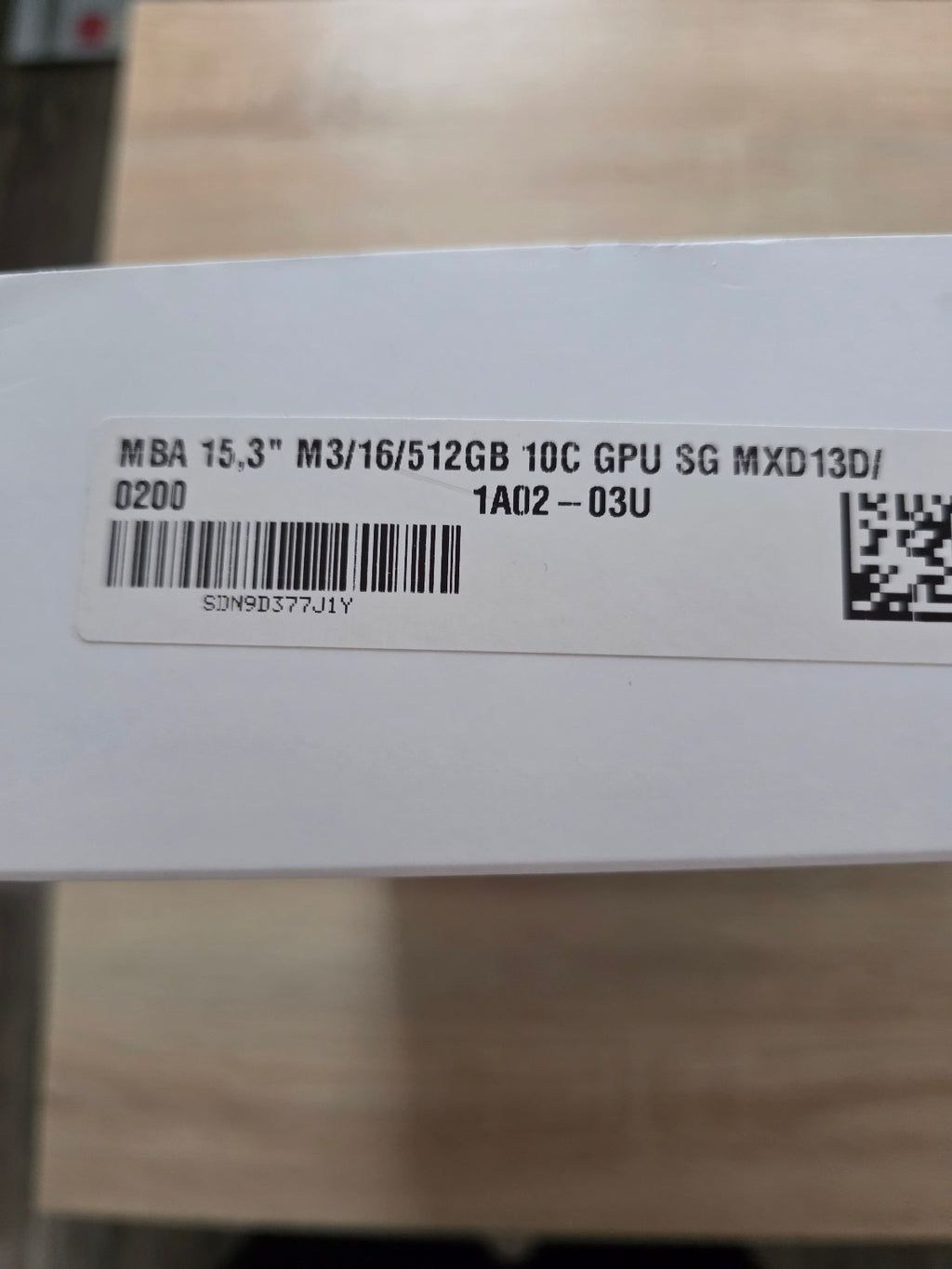 MacBook Pro M3 Pro 15.3" 16GB 512GB Grade B