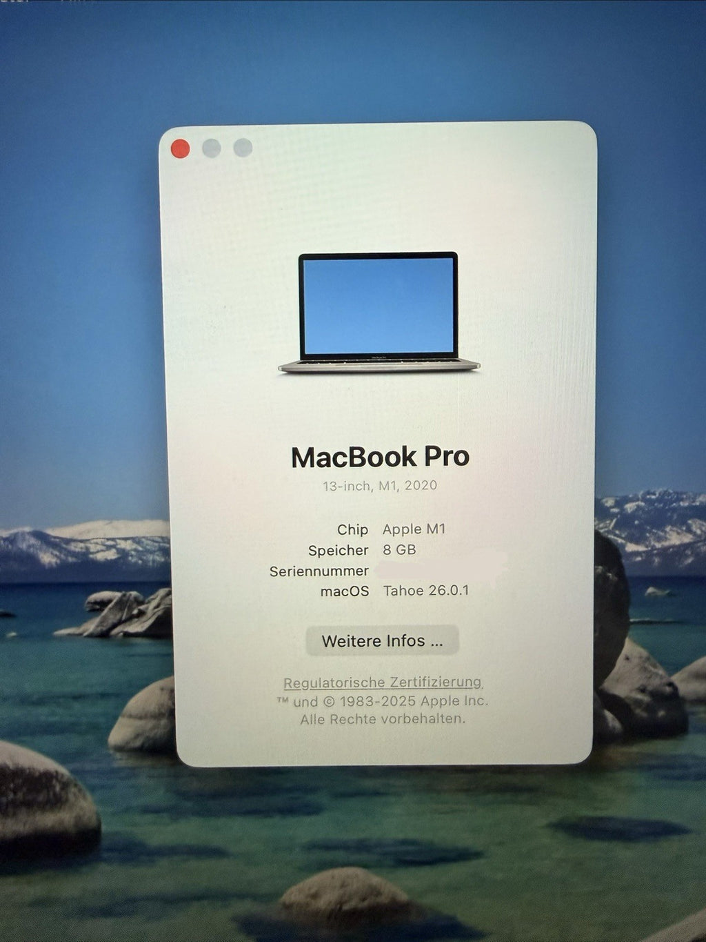 MacBook Pro M1 13" 8GB 512GB