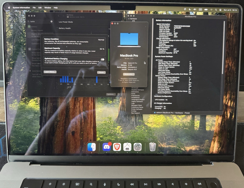 MacBook Pro M1 Pro 16" 16GB 1TB