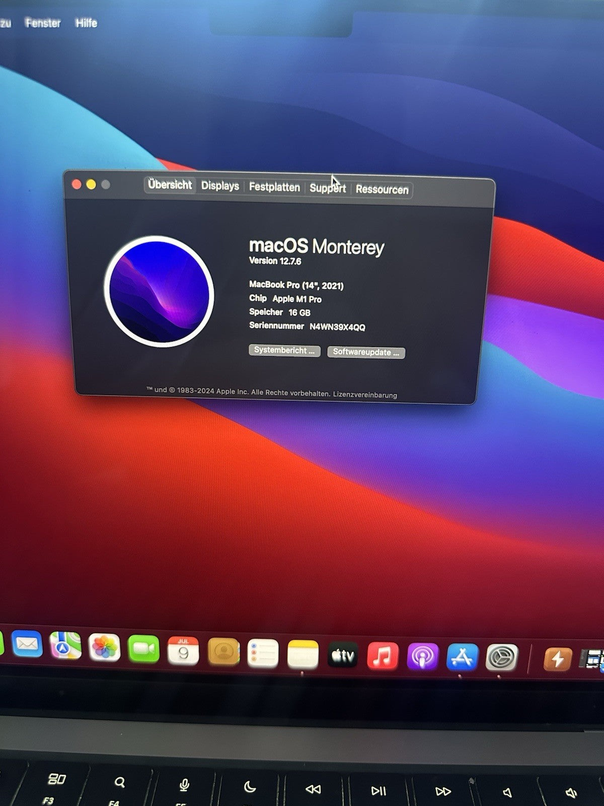 MacBook Pro M1 Pro 14" 8GB Grade B