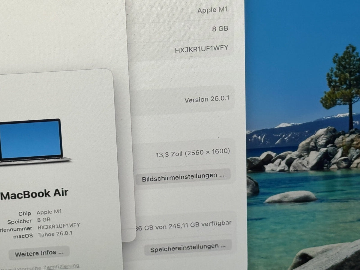 MacBook Air M1 13" 8GB 256GB